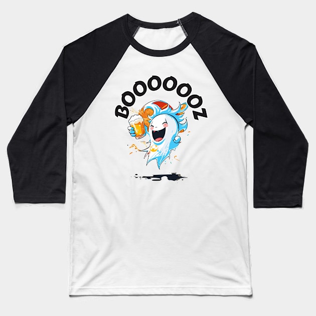 Booooooz Baseball T-Shirt by  Colorful&Goldie